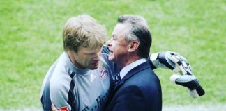 Oliver Kahn als Torwart.