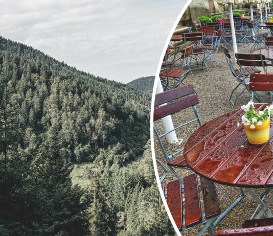 Tourismus und Cafe im Schwarzwald