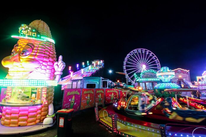 Kinderkarussell auf Kirmes