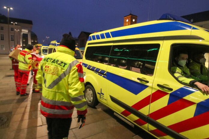 Großeinsatz auf de Marktplatz