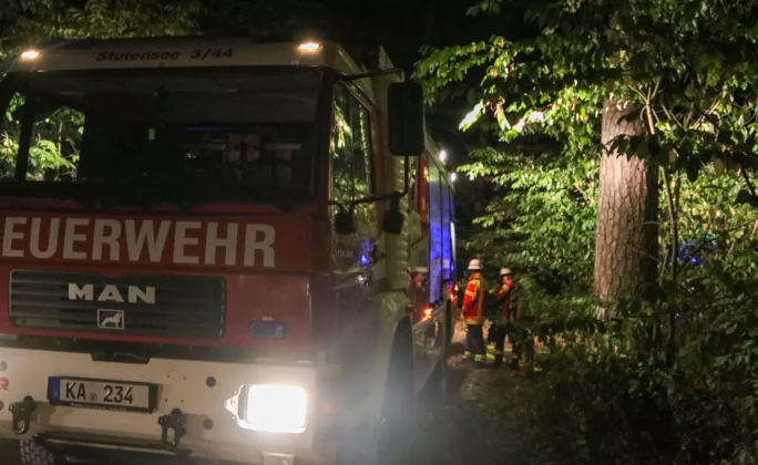 Feuerwehrauto im Einsatz