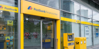 Postbank Filiale von außen