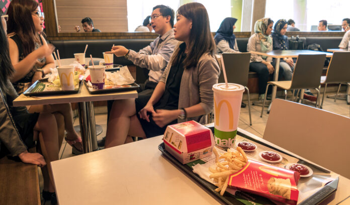 McDonalds Restaurant in Asien