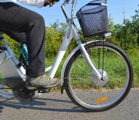 E-Bike im Grünen