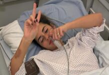 Sarah Engels im Krankenhaus. Die Ex von Pietro Lombardi liegt im Krankenbett und winkt ihren Fans zu. Sie ist krank und hat sich einer Operation unterzogen.